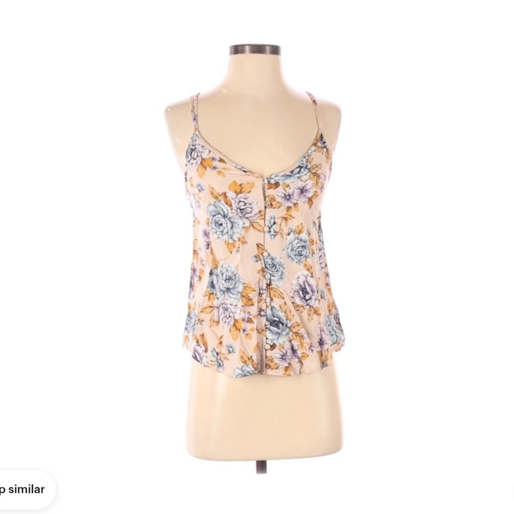 Floral Spaghetti Strap Top